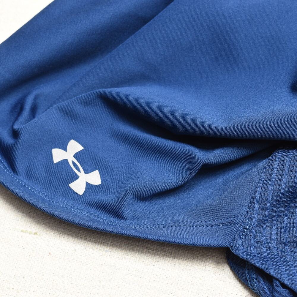 Under Armour Women Tank Top Crew Neck Sleeveless Polyester Blue Size L - Picture 7 of 8